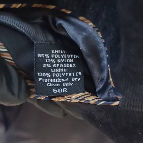 Jones New York Black Corduroy Sport Coat - Picture 4 of 9